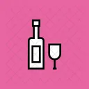 Wine Glass Bottle Icon