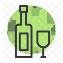 Wine Glass Bottle Icon