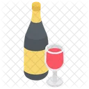 Wine Bar Wine Bottle Icon