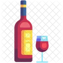 Wine Alcohol Bottle Icon