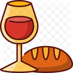 Wine And Bread  Icon