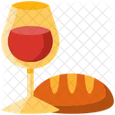Wine And Bread  Icon