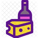 Wine Cheesse Icon
