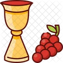 Wine And Grape Wine Grape Icon