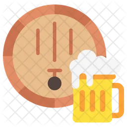 Wine Barrel  Icon