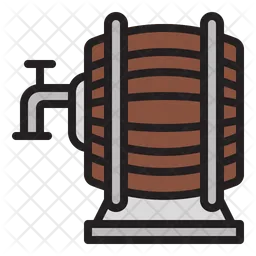 Wine Barrel  Icon