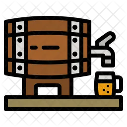 Wine Barrel  Icon