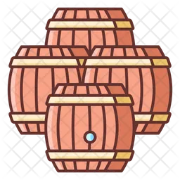 Wine Barrels  Icon