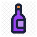 Wine Bottle Wine Glass Alcohol Icon