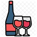 Wine Bottle Wine Drink Icon
