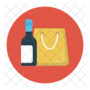 Wine Bottle Bag Icon