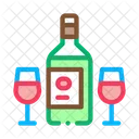 Wine Bottle Italian Icon