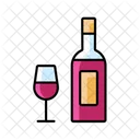 Bottleglass Wine Alcohol Icon