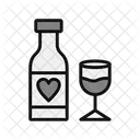 Wine Bottle Alcohol Bar Icon