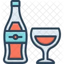 Wine Bottle Beverage Drink Icon