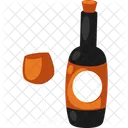 Wine Bottle Glass Icon