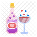 Wine Bottle Alcohol Champagne Icon