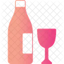 Wine Bottle Icon Champagne Alcohol Icon