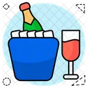 Wine Bottle Glass Alcohol Icon