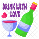 Wine Bottle Alcohol Beer Icon