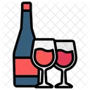 Wine Bottle Wine Drink Icon