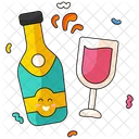 Wine Bottle Alcohol Drink Icon