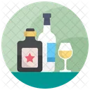 Wine Bottles Wine Cooler Wine Chiller Icon