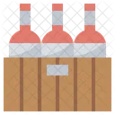 Wine Bottles Crate  Icon