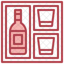 Wine Box Bottles Alcohol Icon