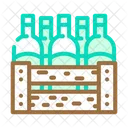 Wine Box Wood Box Wine Bottles Icon