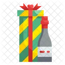 Wine Gift Wine Giftbox Icon
