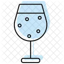 Wine Glass Color Shadow Thinline Icon Icon