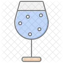 Wine Glass Lineal Color Icon Symbol
