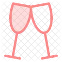 Wine Alcohol Glasses Icon