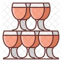 Wine Glass Decoration  Icon