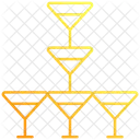 Wine glass tower  Icon