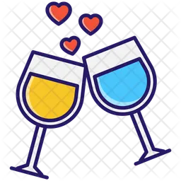 Wine glasses  Icon