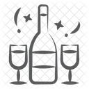 Wine Alcoholic Beverage Champagne Icon