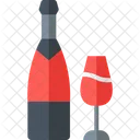 Wine Bottle Glass Icône