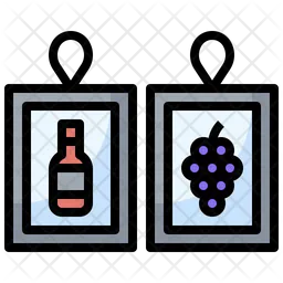 Wine Label  Icon