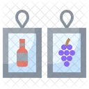 Wine Label  Icon