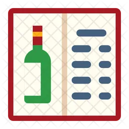 Wine Menu  Icon