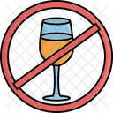 Wine Restriction Restriction No Wine Icône