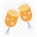 Wine Toast Cheers Wine Glass Icon