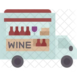 Wine Truck  Icon