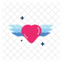 Wing Love Heart Love Heart Icon