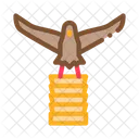 Winged Bird Statue Icon