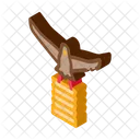 Winged Bird Statue Icon