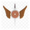 Bird Angel Feather Icon