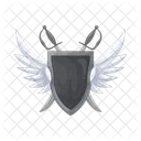 Sword Shield Emblem Icon